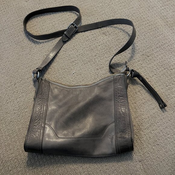 Frye Crossbody Bag – Grey Leather - Picture 1 of 4